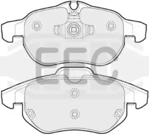 Комплект тормозных колодок (EEC: BRP1248)