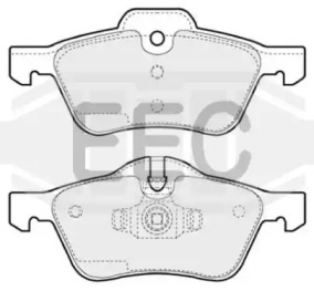 Комплект тормозных колодок (EEC: BRP1257)