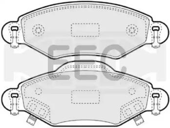 Комплект тормозных колодок (EEC: BRP1315)