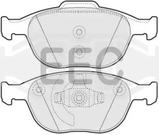 Комплект тормозных колодок (EEC: BRP1326)