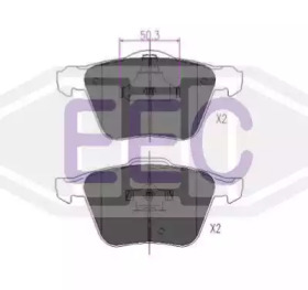 Комплект тормозных колодок (EEC: BRP1335)