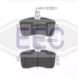 Комплект тормозных колодок (EEC: BRP1417)