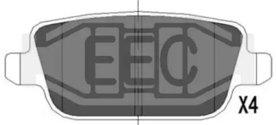 Комплект тормозных колодок (EEC: BRP1532)