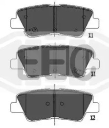 Комплект тормозных колодок (EEC: BRP3001)