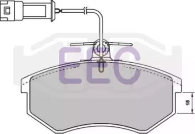 Комплект тормозных колодок (EEC: BRP3017)