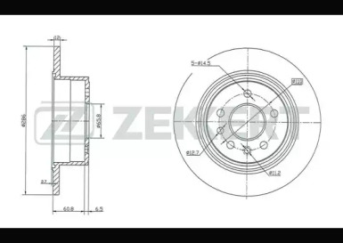 Тормозной диск (ZEKKERT: BS-5159)