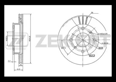 Тормозной диск (ZEKKERT: BS-5175)