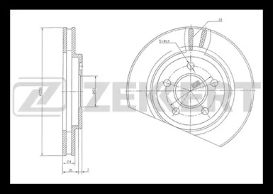 Тормозной диск (ZEKKERT: BS-5220)