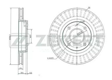 Тормозной диск (ZEKKERT: BS-5226)