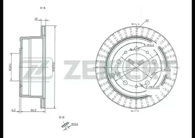 Тормозной диск (ZEKKERT: BS-5242)