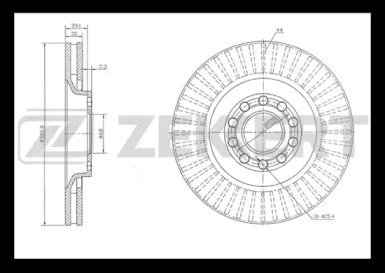 Тормозной диск (ZEKKERT: BS-5245)