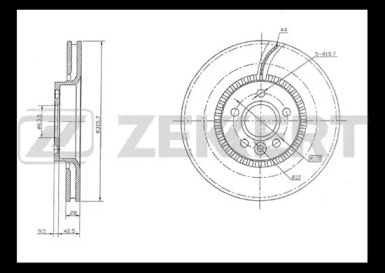 Тормозной диск (ZEKKERT: BS-5263)