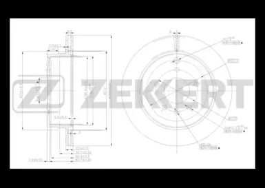 Тормозной диск (ZEKKERT: BS-5269)