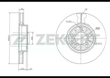 Тормозной диск (ZEKKERT: BS-5270)