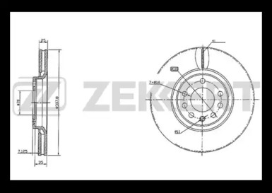 Тормозной диск (ZEKKERT: BS-5294)