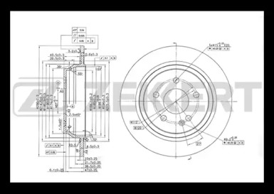 Тормозной диск (ZEKKERT: BS-5417)