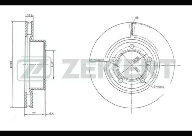 Тормозной диск (ZEKKERT: BS-5440)