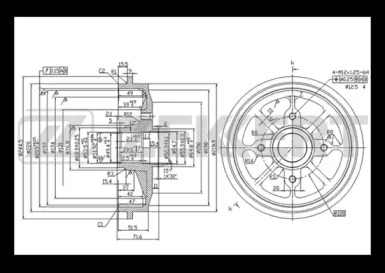 Тормозный барабан (ZEKKERT: BS-5528)