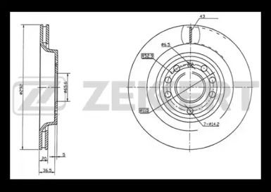 Тормозной диск (ZEKKERT: BS-5604)