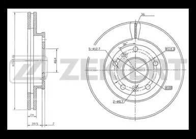 Тормозной диск (ZEKKERT: BS-5698)