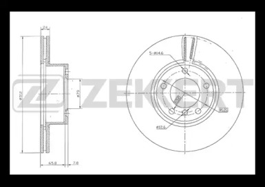 Тормозной диск (ZEKKERT: BS-5852)