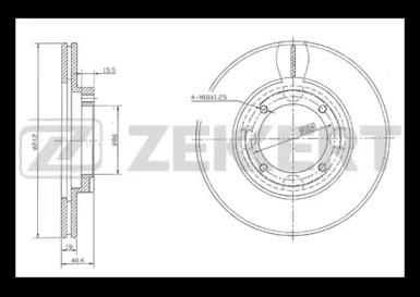 Тормозной диск (ZEKKERT: BS-5856)