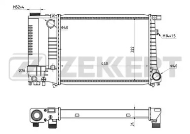 Теплообменник (ZEKKERT: MK-1001)