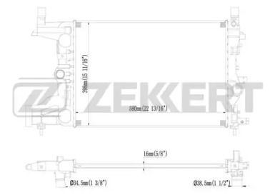 Теплообменник (ZEKKERT: MK-1011)