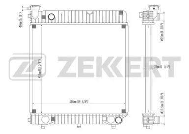 Теплообменник (ZEKKERT: MK-1012)