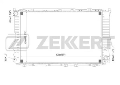 Теплообменник (ZEKKERT: MK-1025)