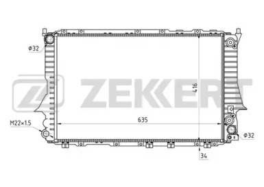 Теплообменник (ZEKKERT: MK-1026)