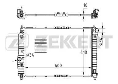 Теплообменник (ZEKKERT: MK-1027)