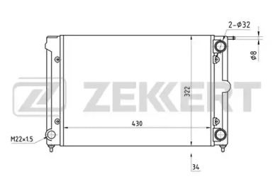 Теплообменник (ZEKKERT: MK-1029)