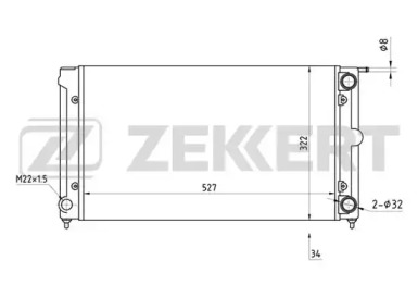 Теплообменник (ZEKKERT: MK-1030)