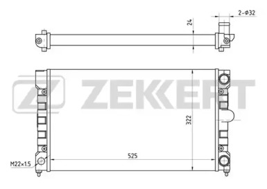 Теплообменник (ZEKKERT: MK-1033)