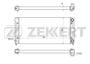 Теплообменник (ZEKKERT: MK-1034)