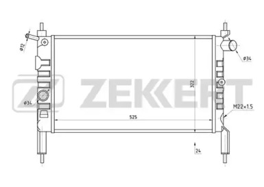 Теплообменник (ZEKKERT: MK-1035)