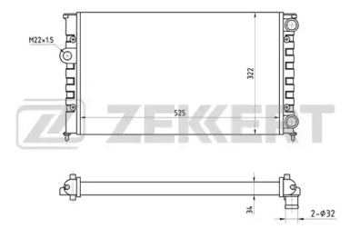 Теплообменник (ZEKKERT: MK-1037)