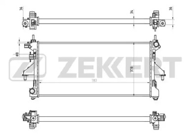 Теплообменник (ZEKKERT: MK-1038)