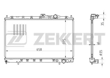 Теплообменник (ZEKKERT: MK-1040)