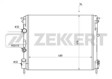 Теплообменник (ZEKKERT: MK-1042)