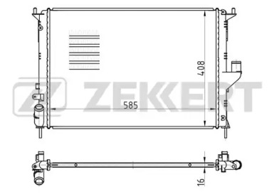 Теплообменник (ZEKKERT: MK-1051)