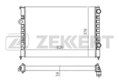 Теплообменник (ZEKKERT: MK-1053)