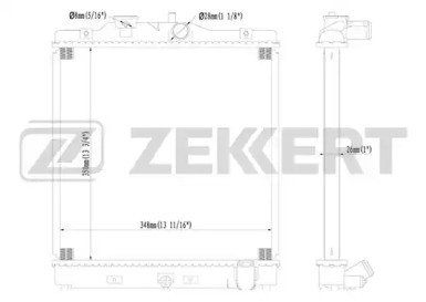 Теплообменник (ZEKKERT: MK-1056)