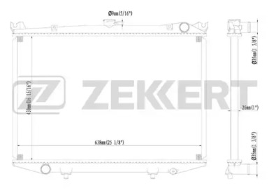 Теплообменник (ZEKKERT: MK-1057)