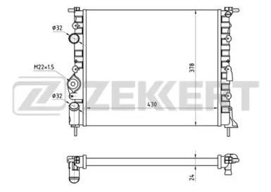 Теплообменник (ZEKKERT: MK-1058)