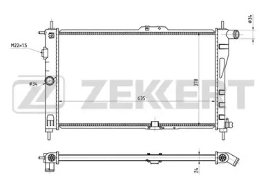 Теплообменник (ZEKKERT: MK-1061)