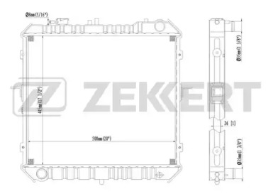 Теплообменник (ZEKKERT: MK-1062)