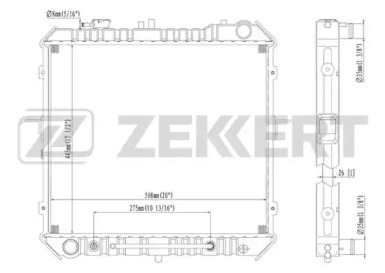 Теплообменник (ZEKKERT: MK-1063)