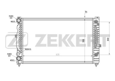 Теплообменник (ZEKKERT: MK-1064)